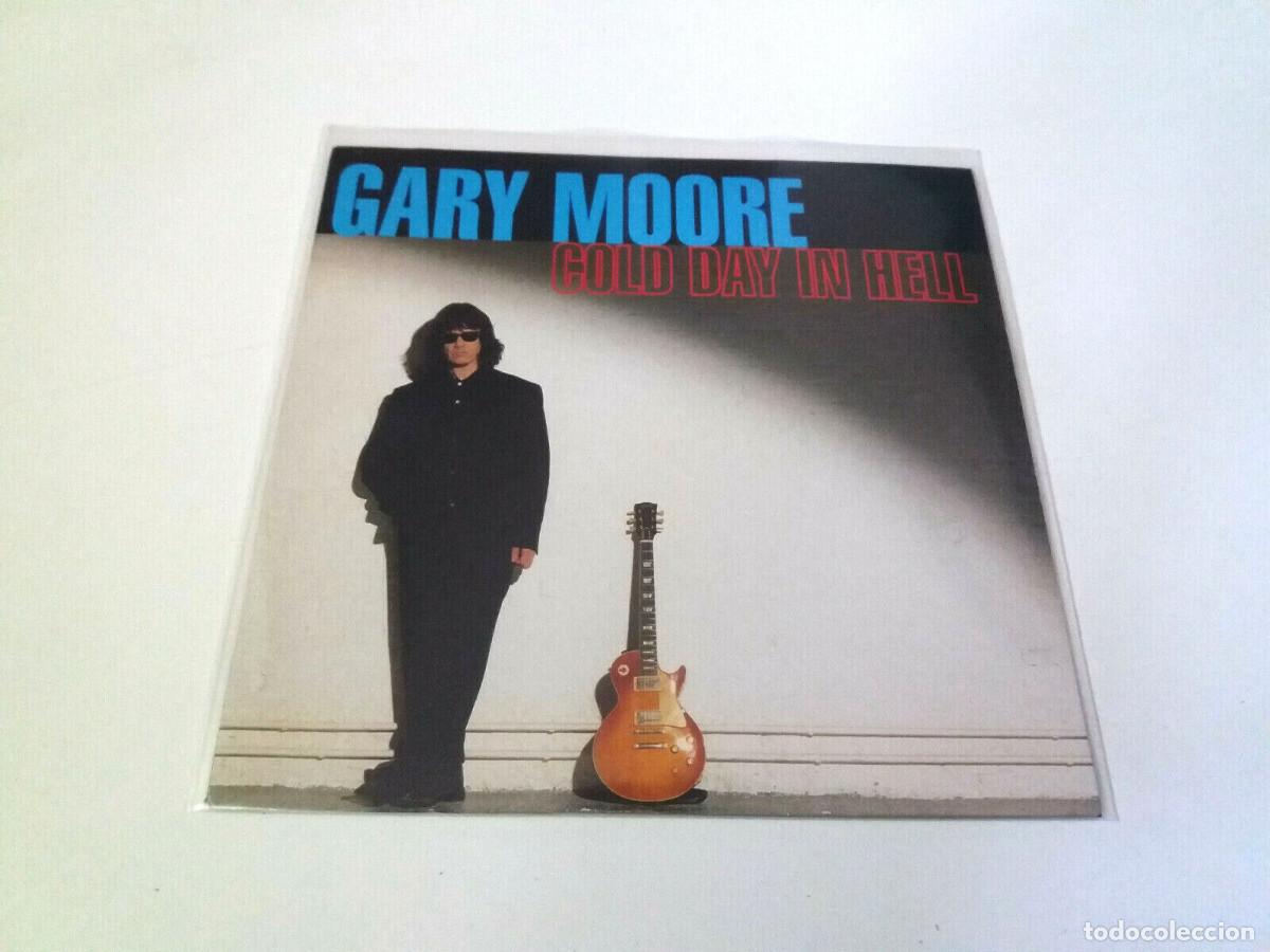 Discos de vinilo: GARY MOORE &rdquo;COLD DAY IN HELL&rdquo; 7&rdquo; SINGLE MB/MB VG/VG - Foto 1