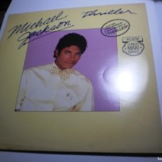 Discos de vinilo: LP MAXI SINGLE MICHAEL JACKSON. THRILLER. EPIC 1982 UK (SEMINUEVO)