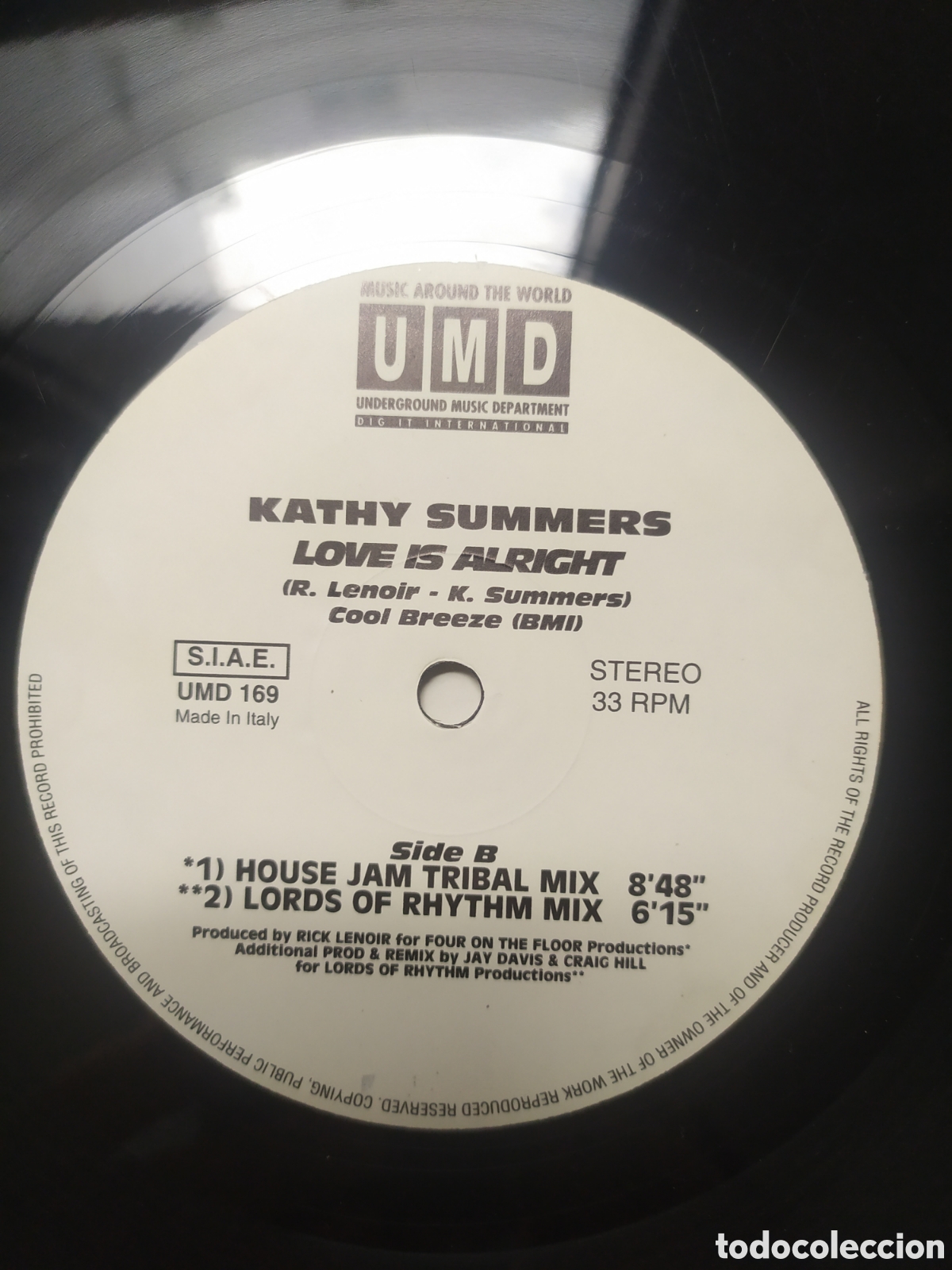 Discos de vinilo: Maxi single Kathy Summers.&nbsp;Love Is Alright - Foto 4