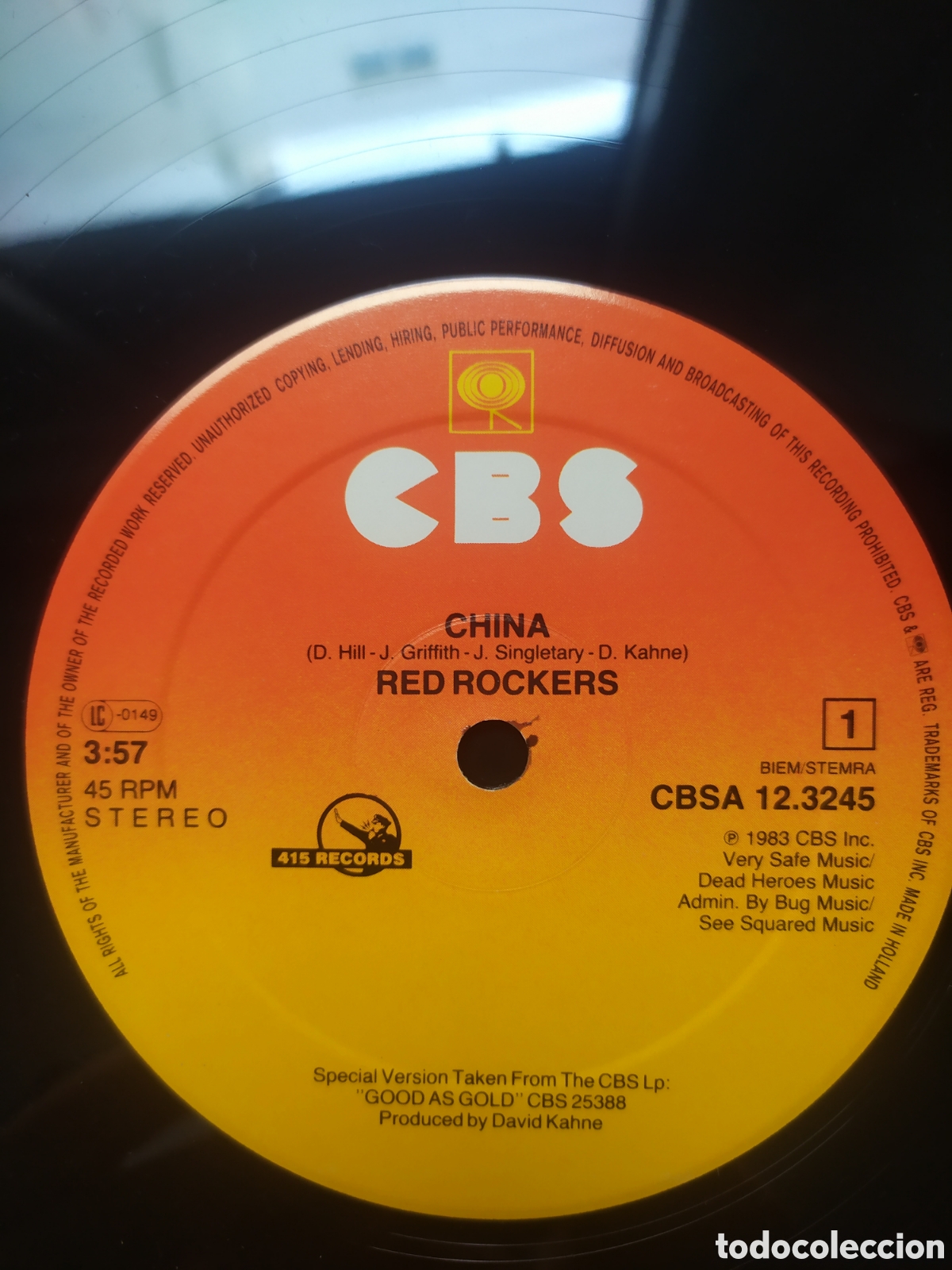 Discos de vinilo: Maxi single Red Rockers.&nbsp;China - Foto 3