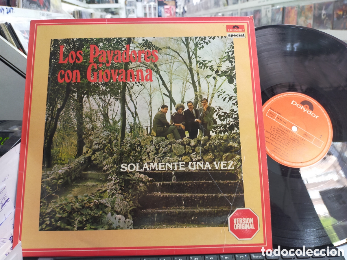 Dischi in vinile: Los payadores con Giovanna lp solamente una vez 1981