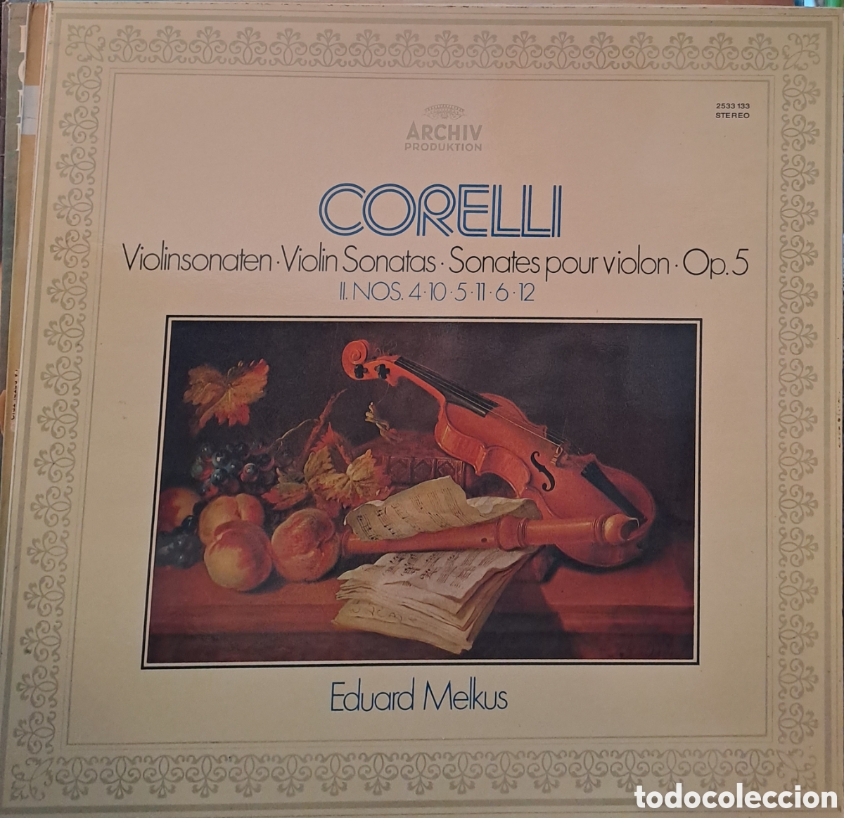 Discos de vinilo: CORELLI. VIOLINSONATEN. OP. 5. LM.1 - Foto 1
