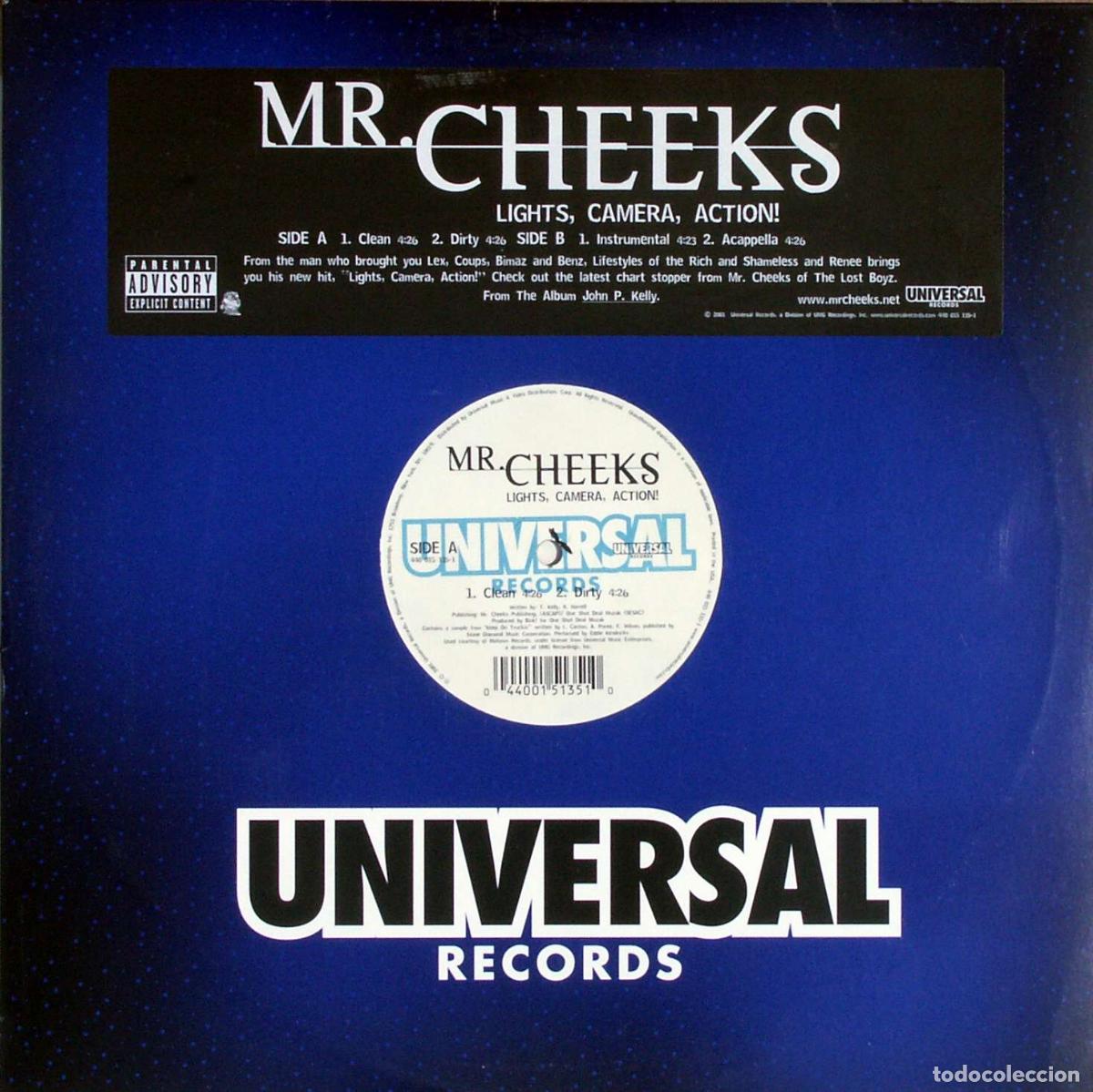Discos de vinilo: Lights, Camera, Action (12&rdquo; Maxi) - Mr. Cheeks - Foto 1