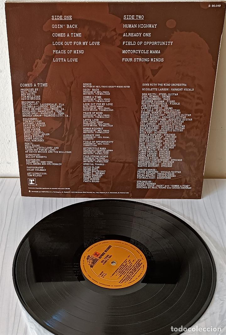 Discos de vinilo: NEIL YOUNG - COMES A TIME REPRISE - 1978 - Foto 2