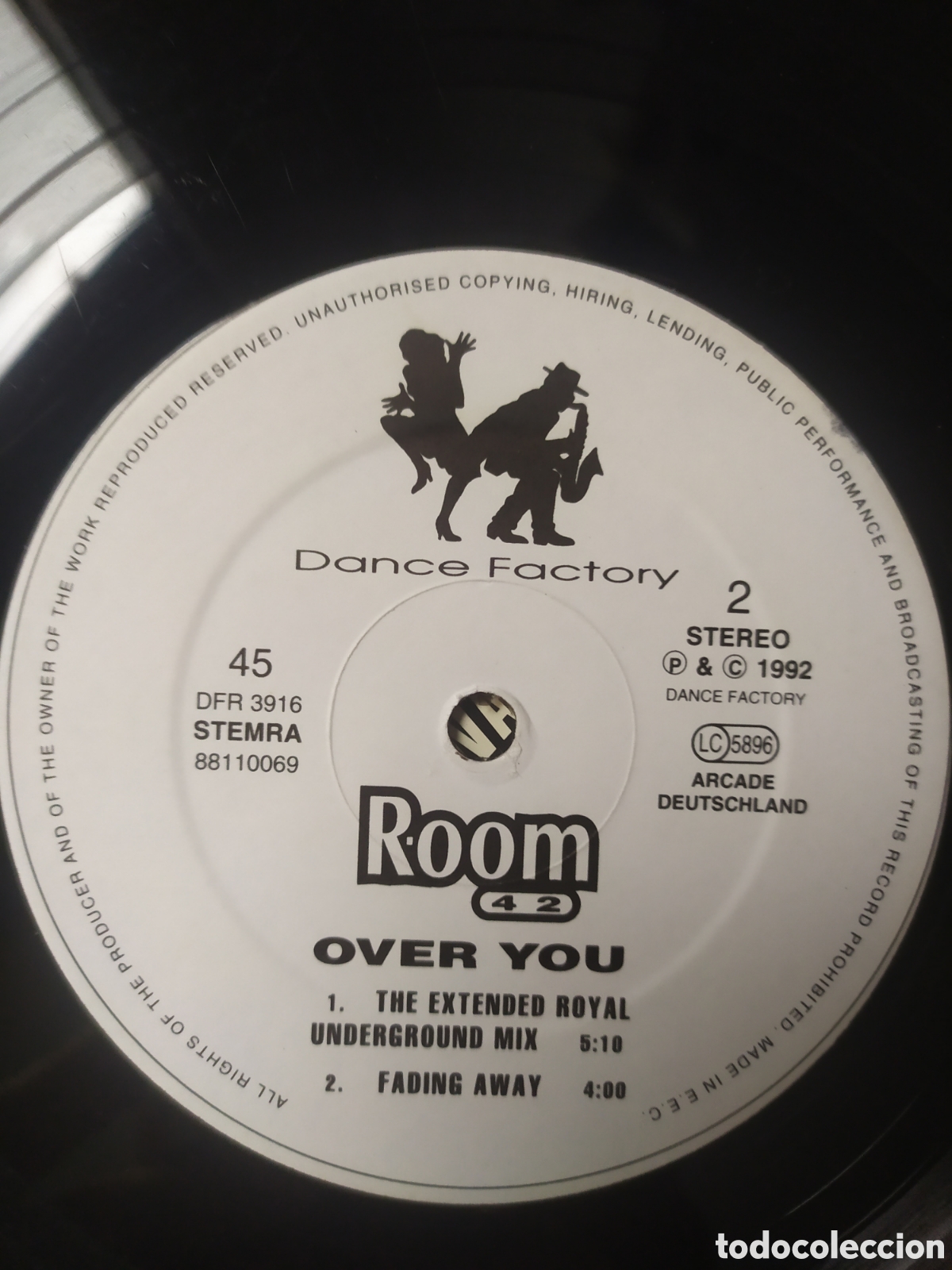 Discos de vinilo: Maxi single Room 42.&nbsp;Over You - Foto 4