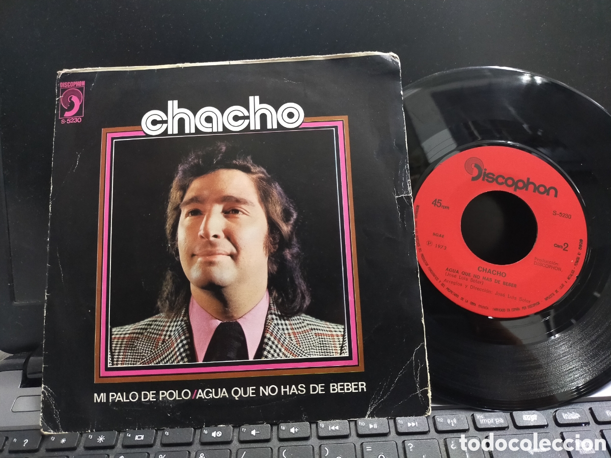 Discos de vinilo: Chacho single mi palo de polo 1973 - Foto 1