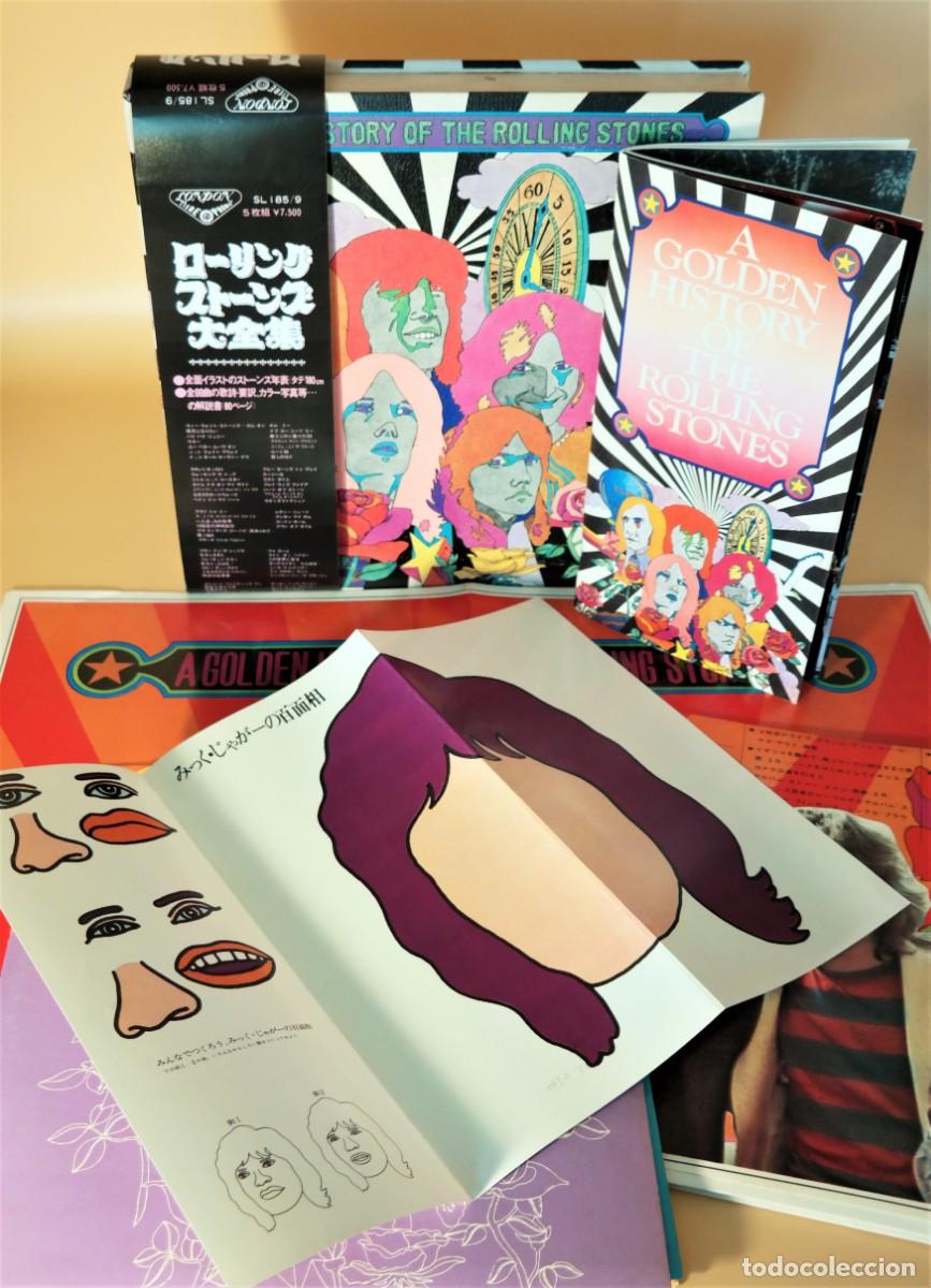 Discos de vinilo: Rolling Stones-A Golden History Of The Rolling Stones Only Japan Release-Limited Edition,5X LP Box