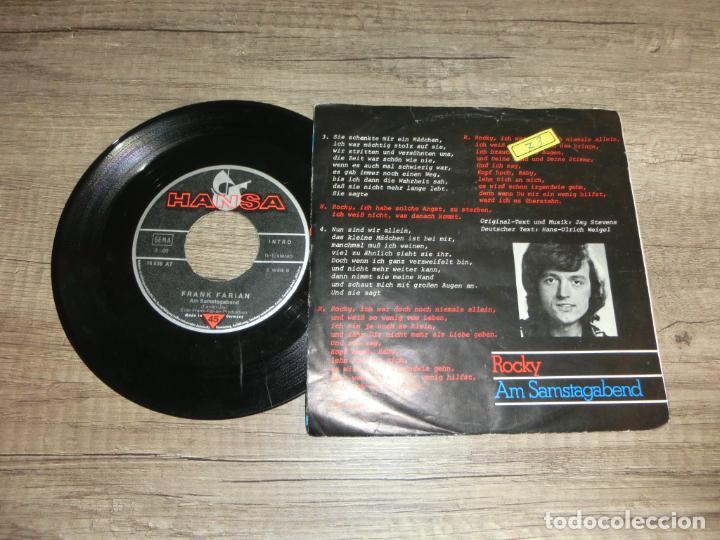 Discos de vinilo: FRANK FARIAN - ROCKY - Foto 2