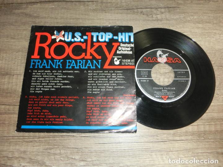 Discos de vinilo: FRANK FARIAN - ROCKY - Foto 1