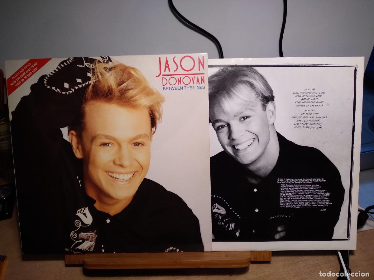Discos de vinilo: JASON DONOVAN - BETWEEN THE LINES - LP - - Foto 1