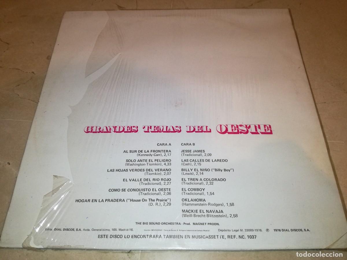 Discos de vinilo: GRANDES TEMAS DEL OESTE-AUN CON PARTE DEL PRECINTO ORIGINAL - Foto 2