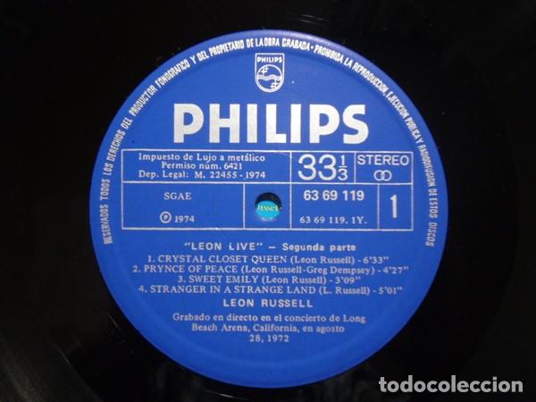 Discos de vinilo: Leon Russell &ndash; Leon Live - Segunda Parte - Foto 3