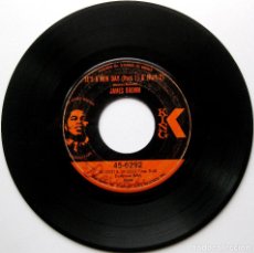 Discos de vinilo: JAMES BROWN - IT'S A NEW DAY (PART 1 & 2) / GEORGIA ON MY MIND - SINGLE KING RECORDS 1970 USA BPY