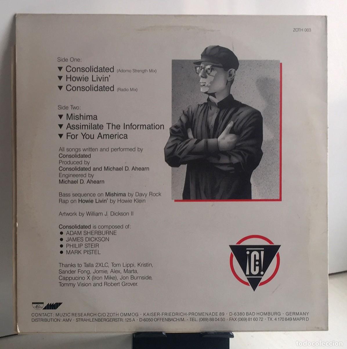 Discos de vinilo: Consolidated - &iexcl;Consolidated! - EP - Foto 2