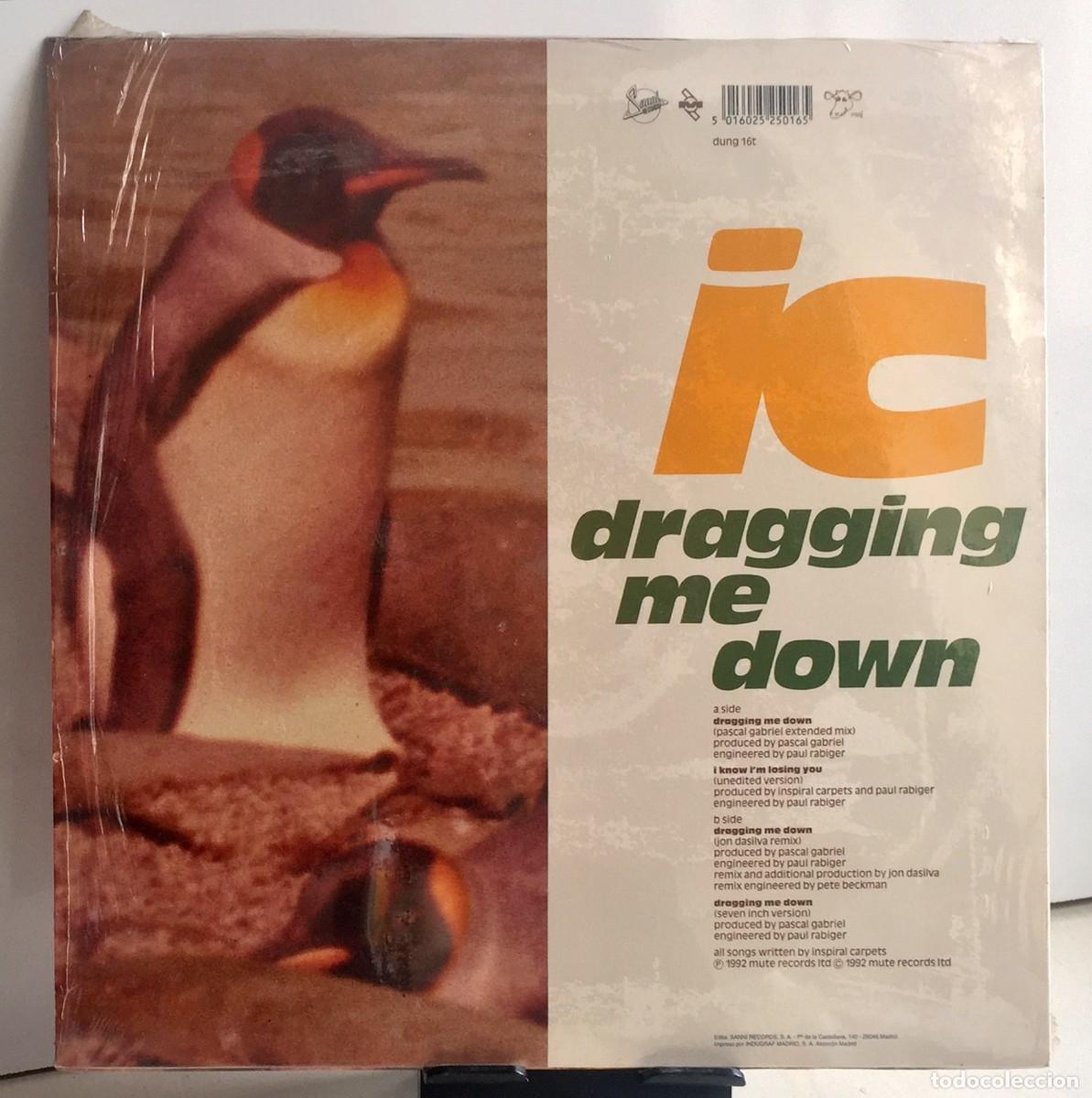 Discos de vinilo: Inspiral Carpets - Dragging Me Down - Maxi single 12&rdquo; - Foto 2