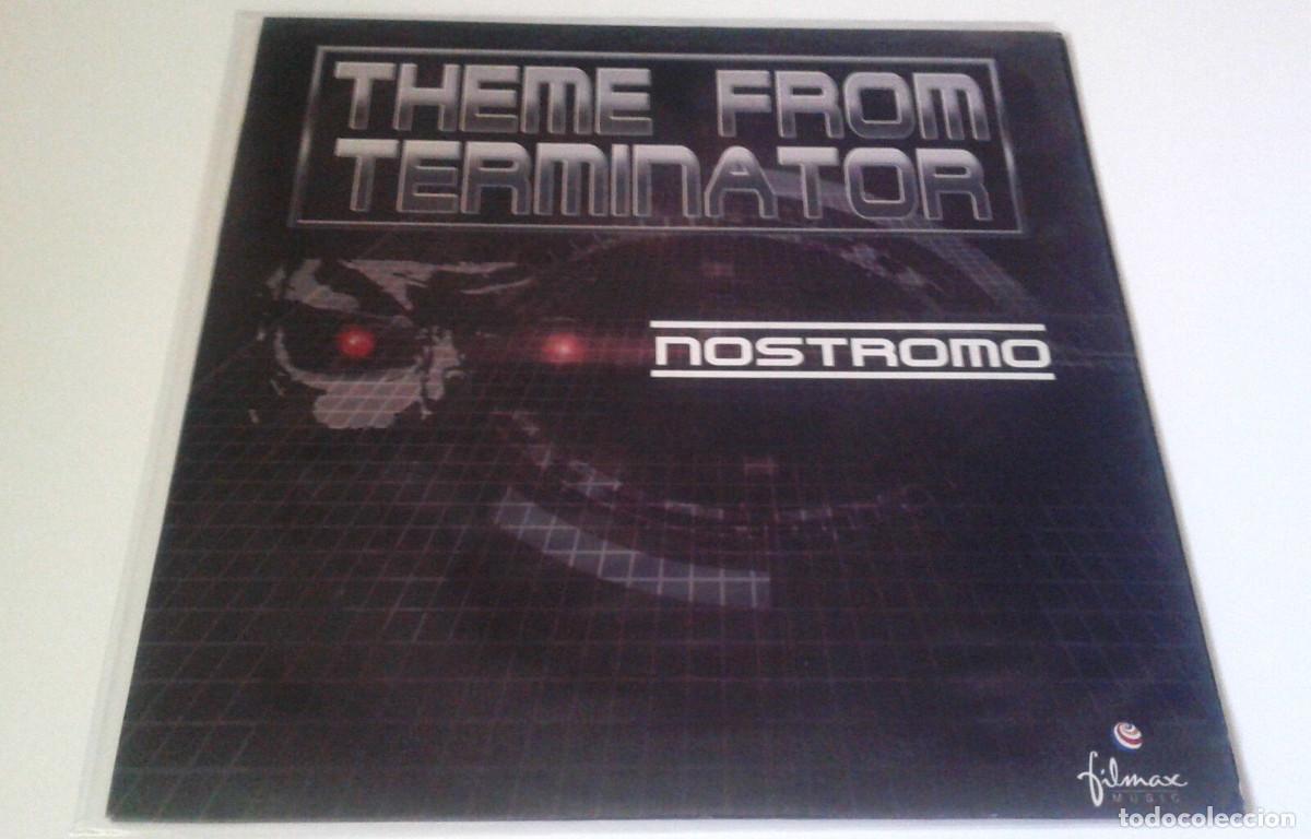 Discos de vinilo: NOSTROMO &rdquo;THEME FROM TERMINATOR&rdquo; MAXI 12&rdquo; EX/EX - Foto 1