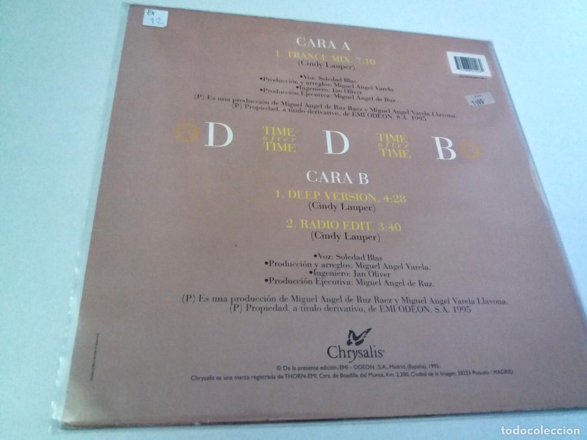 Discos de vinilo: DDB &rdquo;TIME AFTER TIME&rdquo; MAXI 12&rdquo; EX/EX - Foto 2