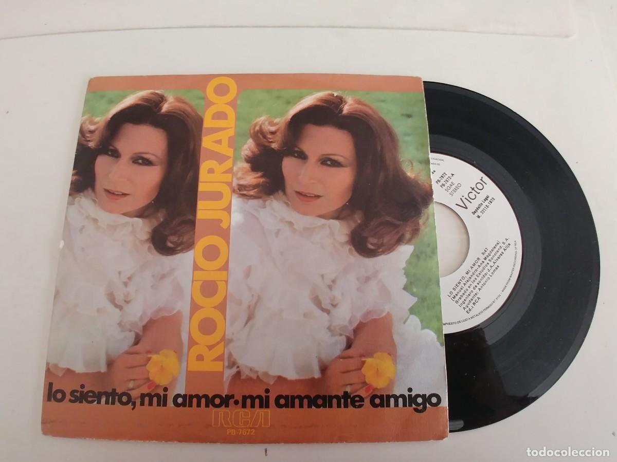 Discos de vinilo: ROCIO JURADO-SINGLE LO SIENTO MI AMOR