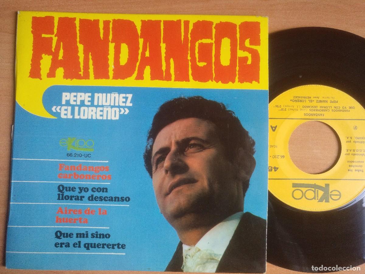 Discos de vinilo: EL LORE&Ntilde;O EP FANDANGOS - Foto 1
