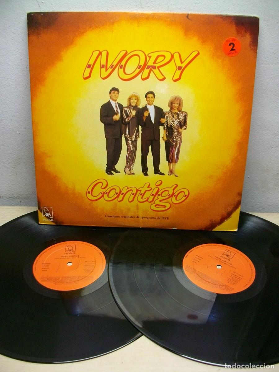 Discos de vinilo: Ivory &ndash; Contigo - Canciones Originales Del Programa de Tve LP - Foto 1