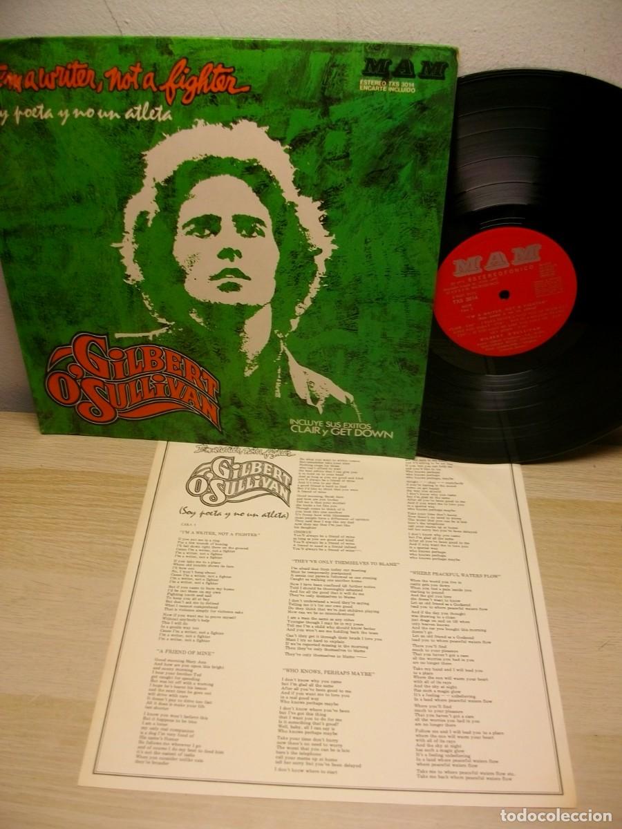 Discos de vinilo: Gilbert OSullivan &ndash; Im A Writer, Not A Fighter LP - Foto 1
