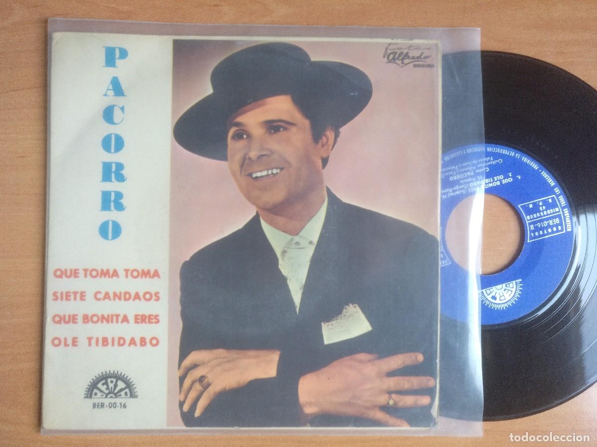 Discos de vinilo: PACORRO EP QUE TOMA TOMA 1966 - Foto 1