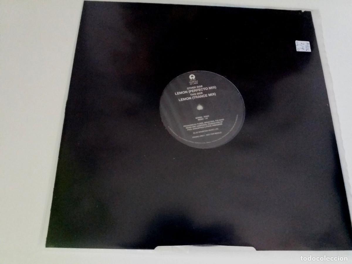 Discos de vinilo: U2 &middot;LEMON&rdquo; MAXI 12&rdquo; VINYL VG/EX MBE/EX - Foto 3