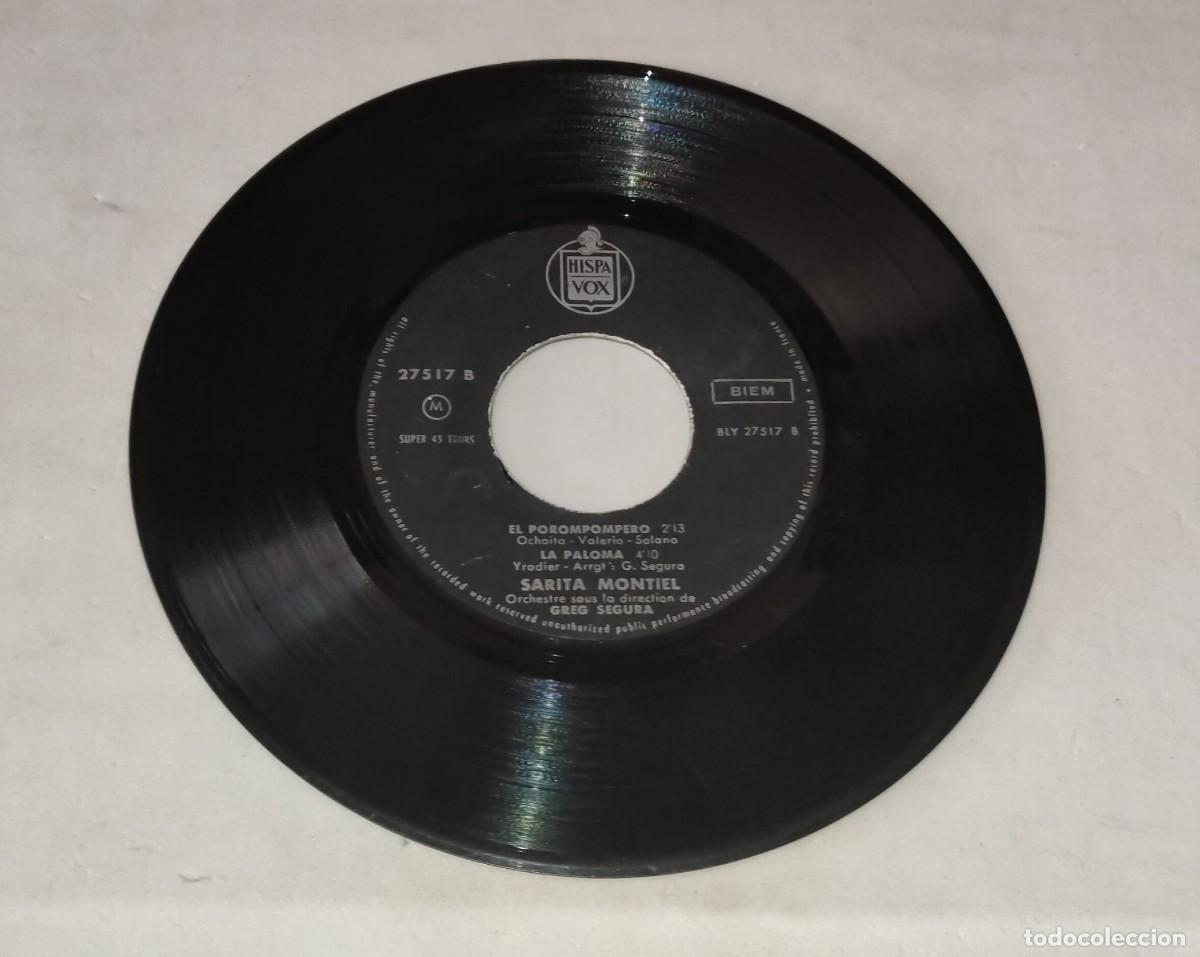 Discos de vinilo: EP &bull; SARITA MONTIEL - HISPAVOX - Foto 2