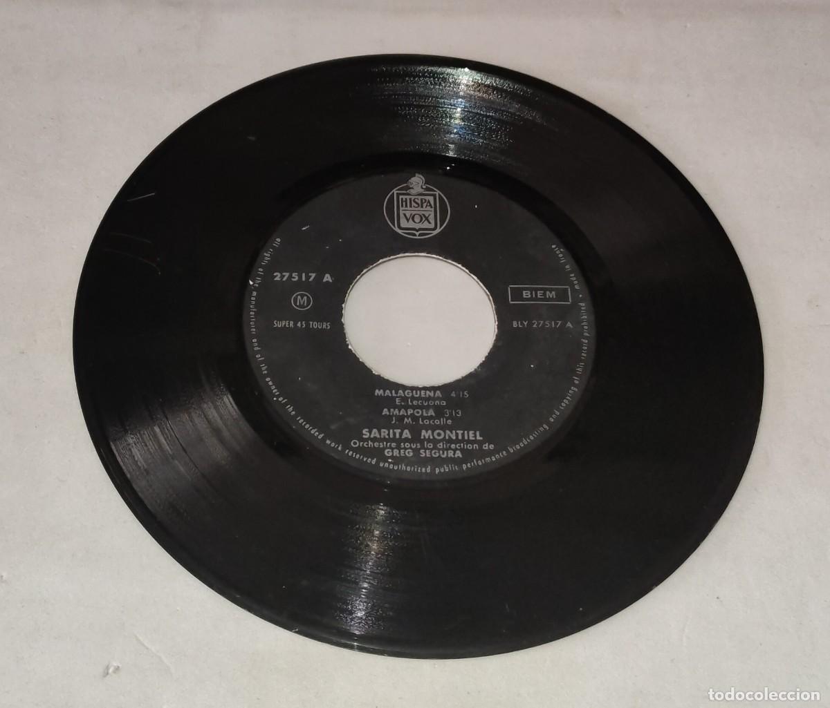 Discos de vinilo: EP &bull; SARITA MONTIEL - HISPAVOX - Foto 1
