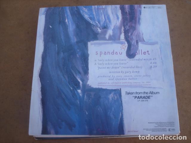 Discos de vinilo: Spandau Ballet Only When You Leave - Foto 2