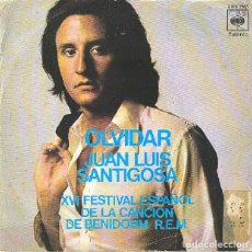 Discos de vinilo: JUAN LUIS SANTIGOSA – OLVIDAR; OYE, MÍRAME – CBS 2566 – 1974