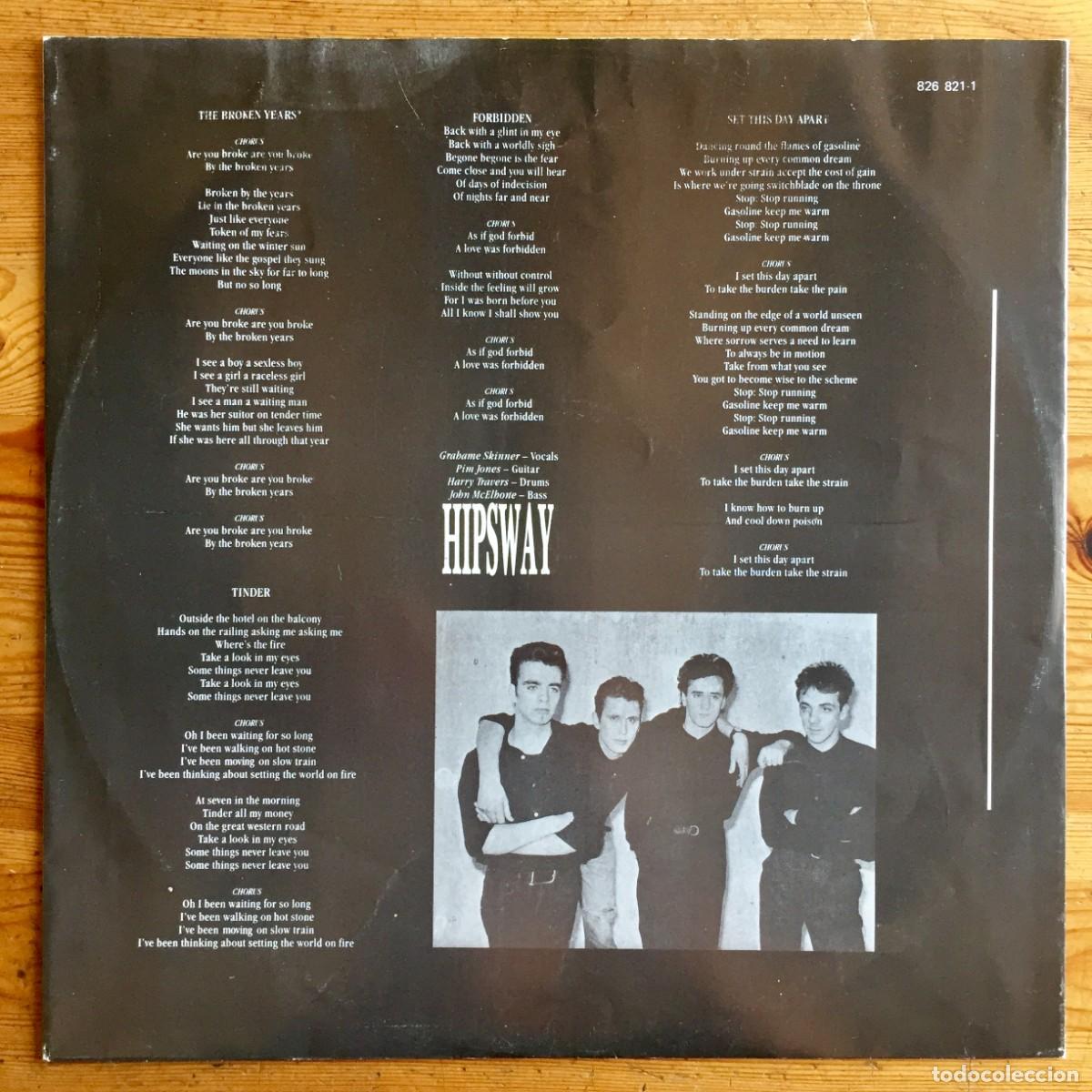 Discos de vinilo: HIPSWAY : HIPSWAY [MERCURY - ESP 1986] LP - Foto 3