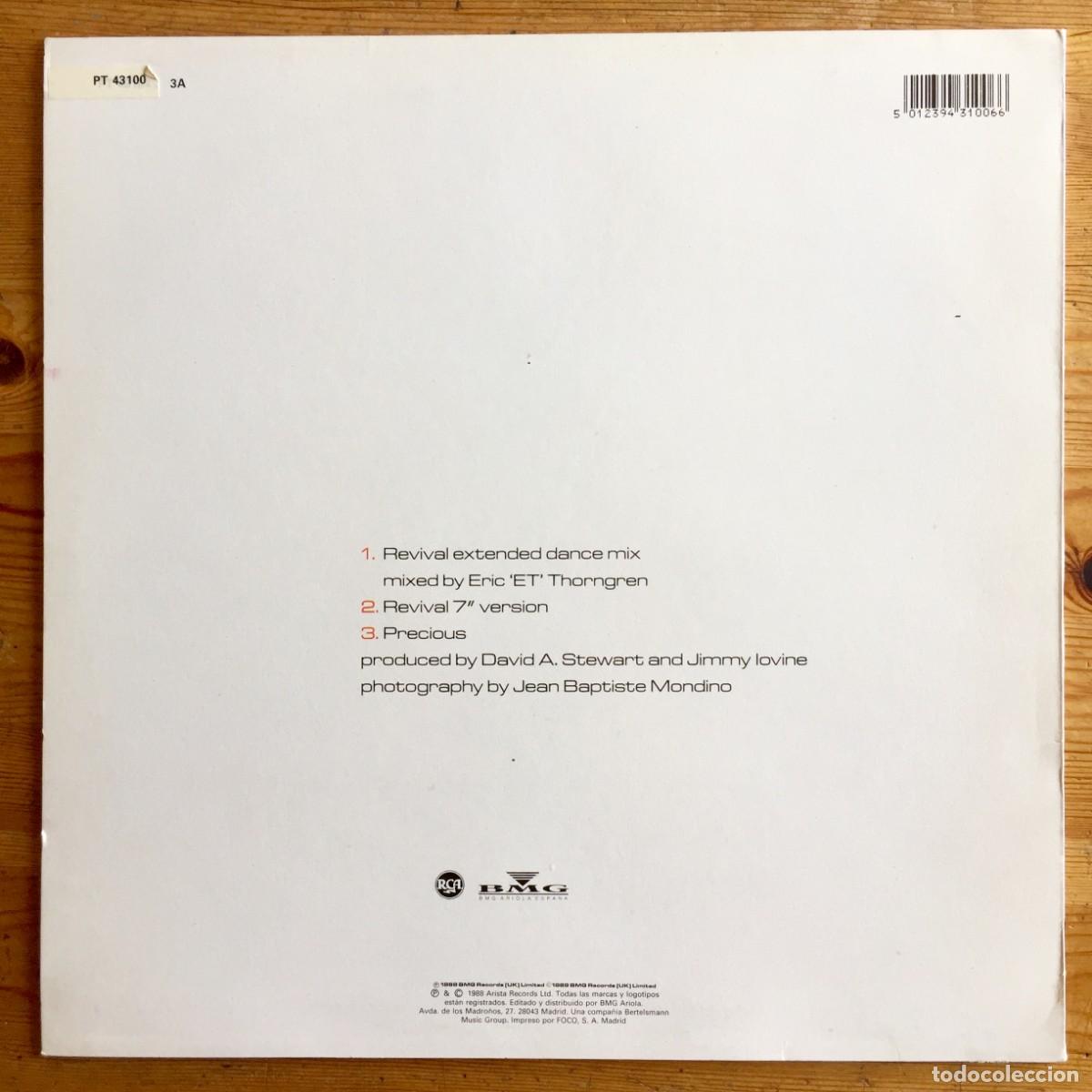 Discos de vinilo: EURYTHMICS : REVIVAL [RCA - ESP 1988] 12&rdquo; - Foto 2