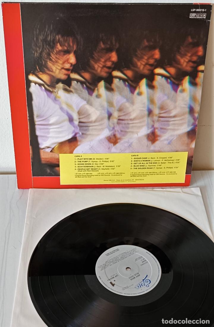 Discos de vinilo: JEFF BECK - BLUE WIND EPIC - 1989 PROMO - Foto 2