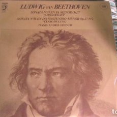 Discos de vinilo: BEETHOVEN SONATA 23 Y 14 - ANDREI STEINER PIANO - EDICION ESPAÑOLA - DISCOPHON 1974 - STEREO -