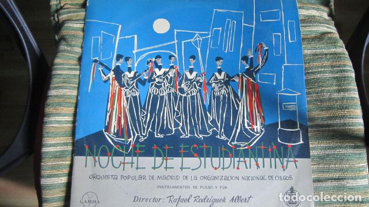 Discos de vinilo: NOCHE DE ESTUDIANTINA LP - ORIGINAL MEXICO - GAMMA RECORDS 1961 - MONOAURAL