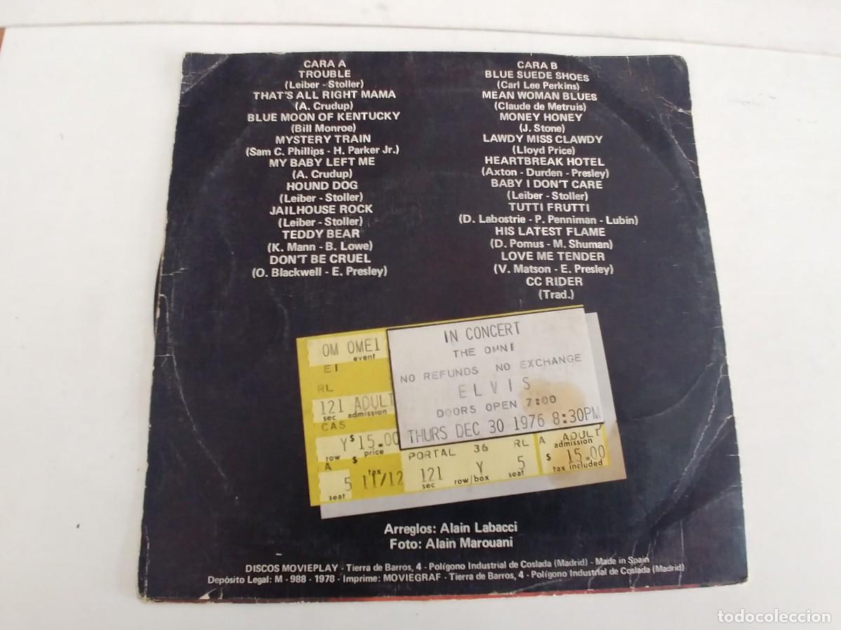 Discos de vinilo: ROCK ODYSSEY-SINGLE TRIBUTE TO ELVIS - Foto 2