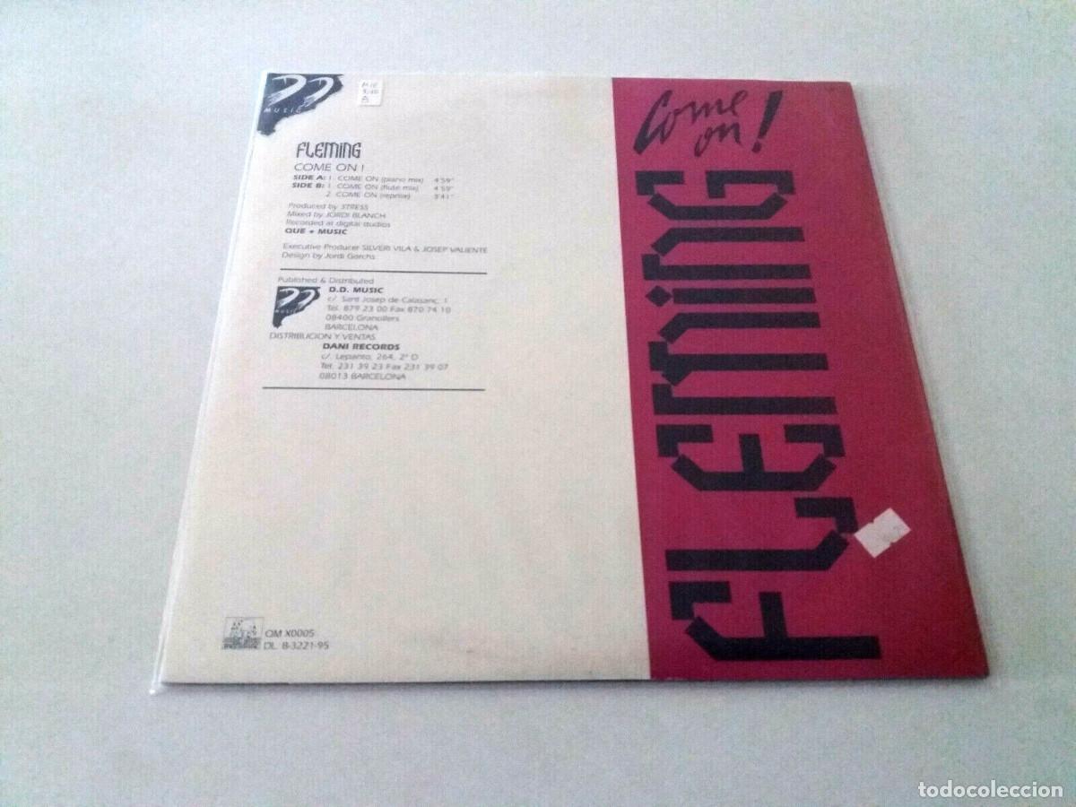 Discos de vinilo: FLEMING &rdquo;COME ON !&rdquo; MAXI 12&rdquo; VINYL MB/VG EX/EX - Foto 2