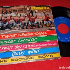 Dischi in vinile: THE ROCKING BOYS TWIST SENSACIONAL/MISTER TWISTER/BABY NIGHT +1 EP 7'' 1962 BELTER