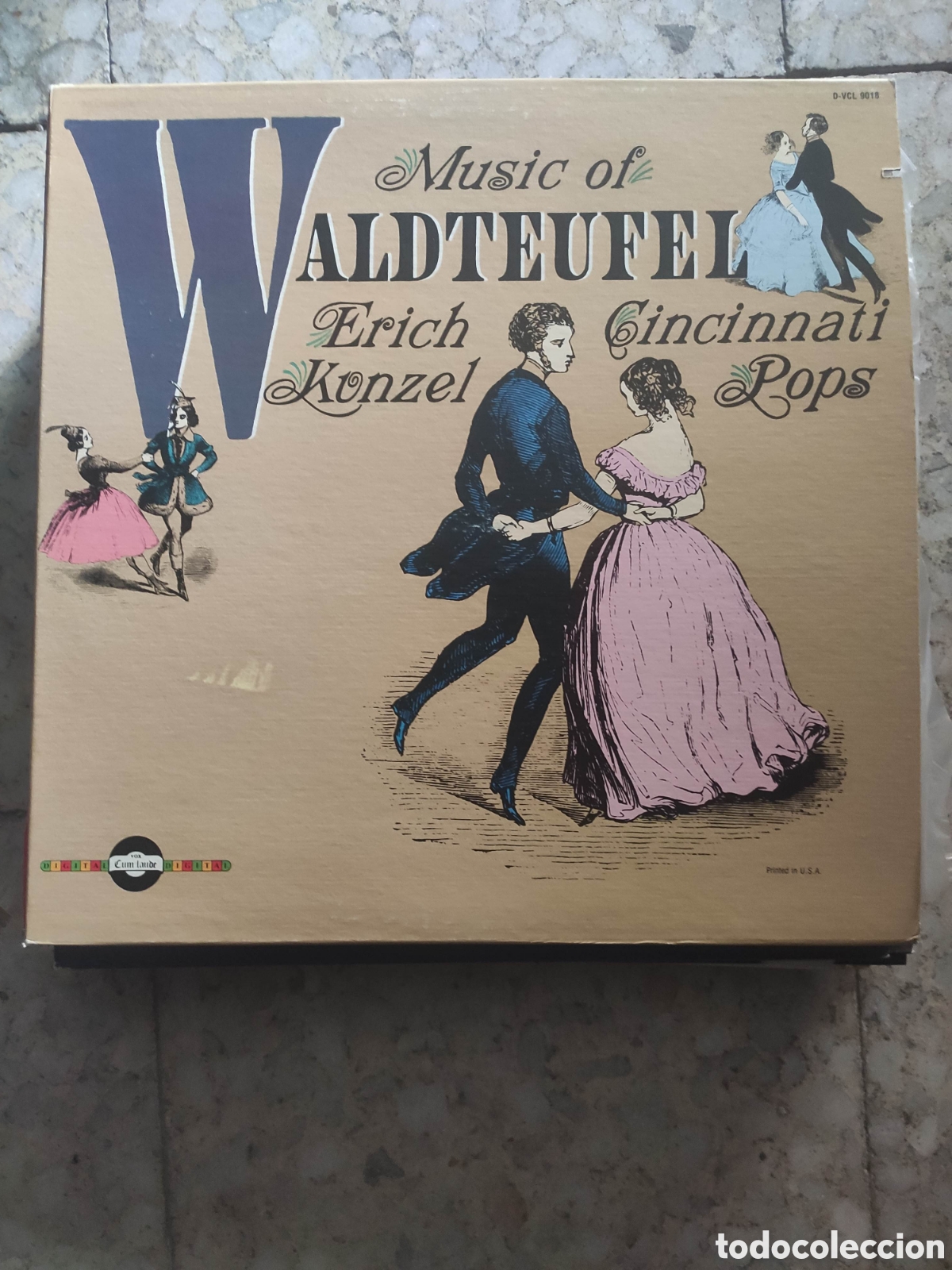 Vinyl-Schallplatten: WALDTEUFEL ERICH KONZEL. CINCINNATI POPS. VOX CUM LAUDE USA 1982. VALS POLKA