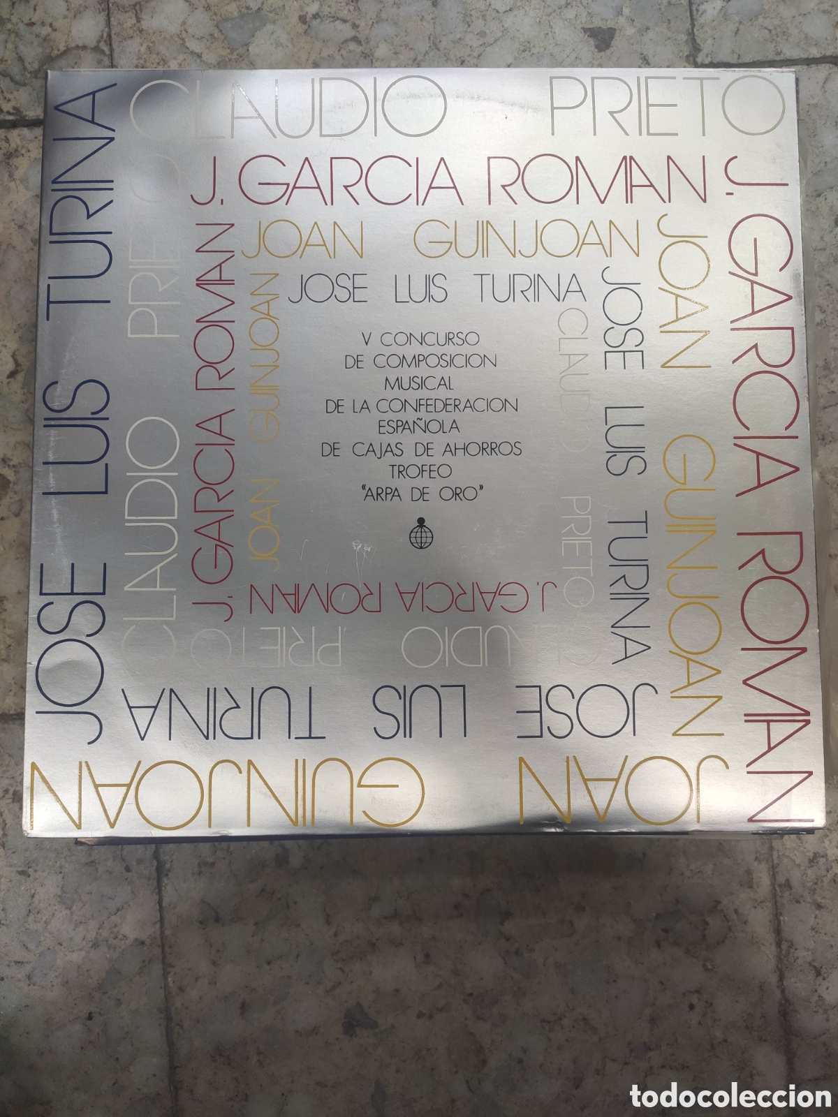 Vinyl-Schallplatten: V CONCURSO MUSICAL CAJAS AHORROS ARPA DE ORO. TURINA GARCIA ROMAN GUINJOAN CLAUDIO PRIETO RCA 1981