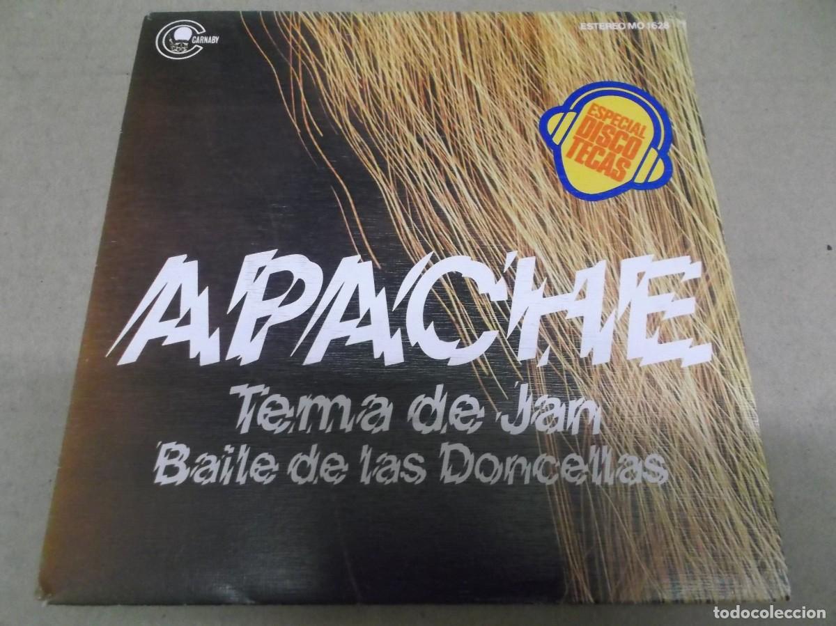 Discos de vinilo: APACHE (SN) JANS THEME A&Ntilde;O 1976 - EDICION PROMOCIONAL - Foto 1