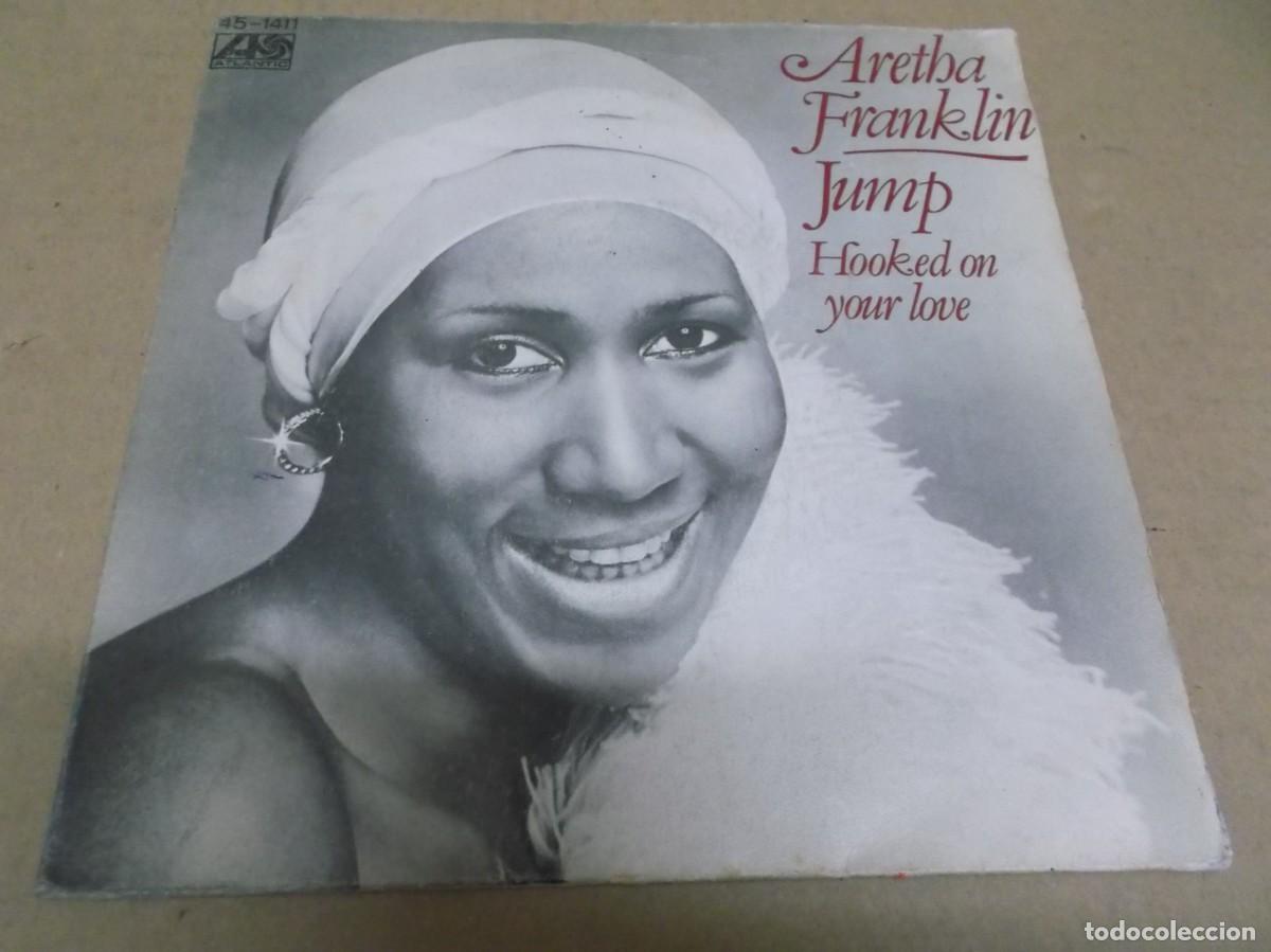 Discos de vinilo: ARETHA FRANKLIN (SINGLE) JUMP A&Ntilde;O 1976 - Foto 1