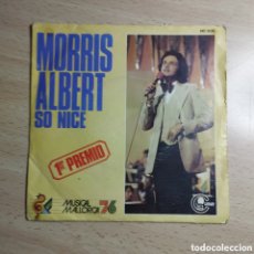 Discos de vinilo: SINGLE 7” PROMO .MORRIS ALBERT 1976 SO NICE + IF ONLY SHE'D SAY....