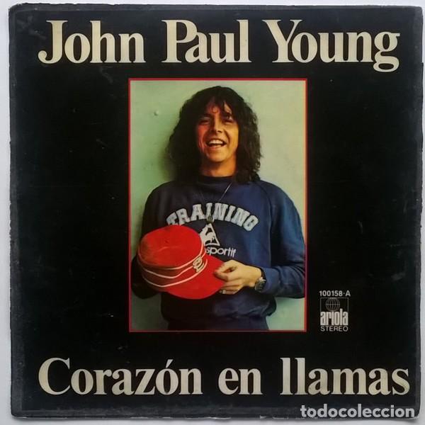 Discos de vinilo: John Paul Young &lrm;&ndash; Coraz&oacute;n En Llamas - Foto 1