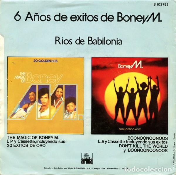 Discos de vinilo: Boney M. &lrm;&ndash; 6 A&ntilde;os De Exitos De Boney M. - Foto 2