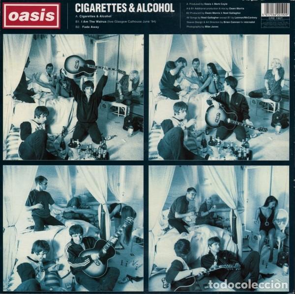 Discos de vinilo: Oasis &ndash; Cigarettes & Alcohol max lp - Foto 2
