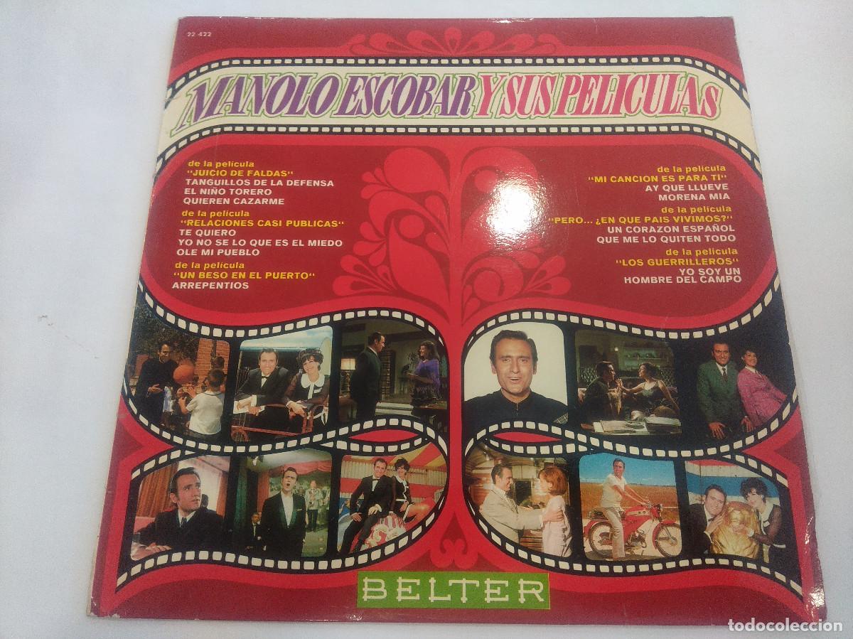 Discos de vinilo: MANOLO ESCOBAR Y SUS PELICULAS/VINILO. - Foto 1