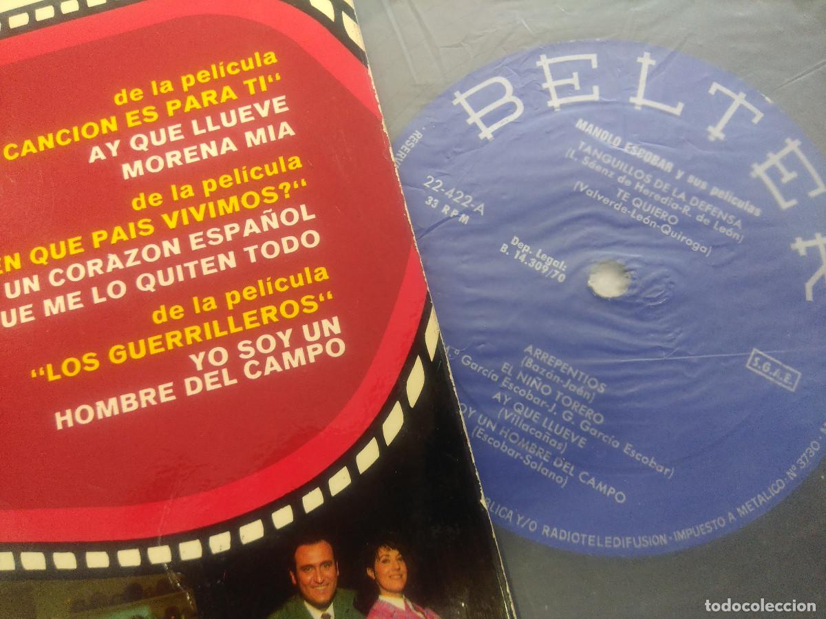Discos de vinilo: MANOLO ESCOBAR Y SUS PELICULAS/VINILO. - Foto 2