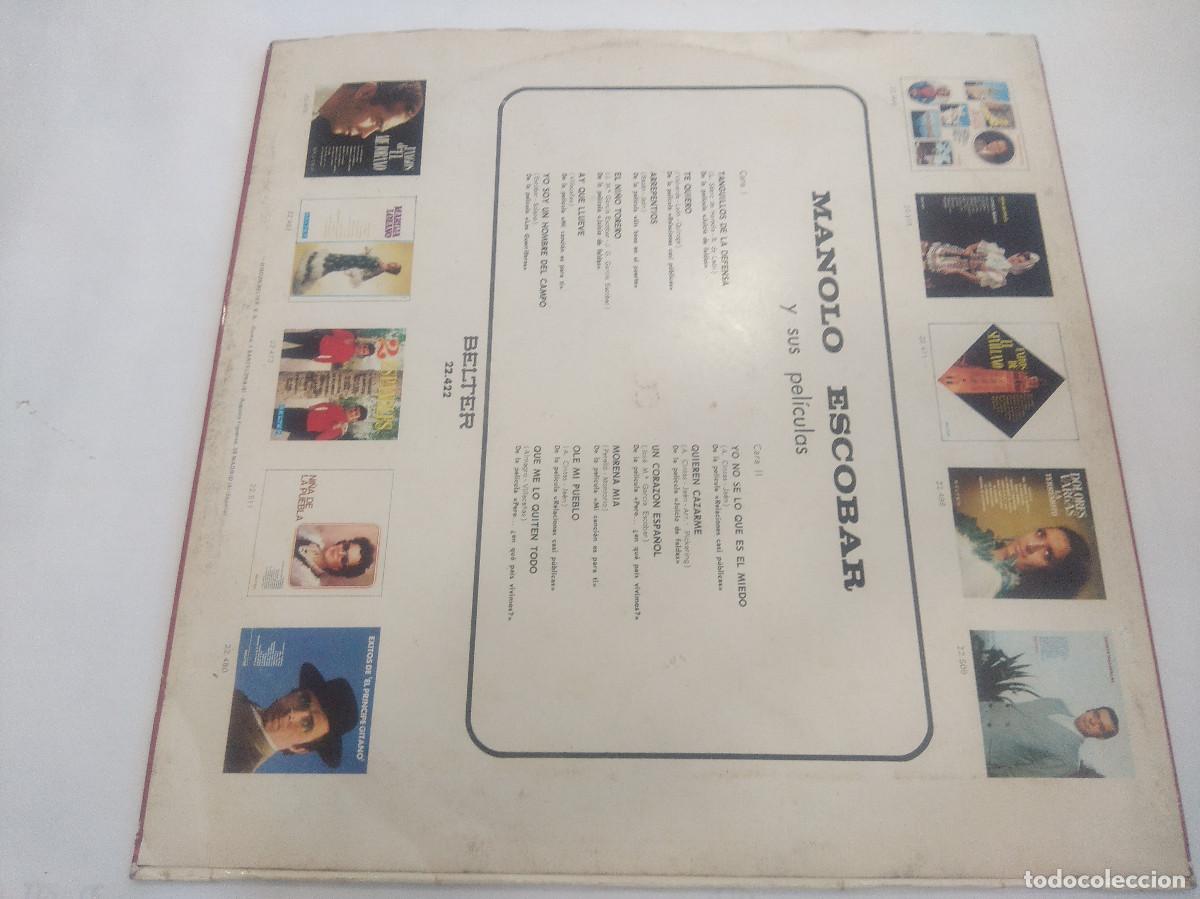 Discos de vinilo: MANOLO ESCOBAR Y SUS PELICULAS/VINILO. - Foto 3